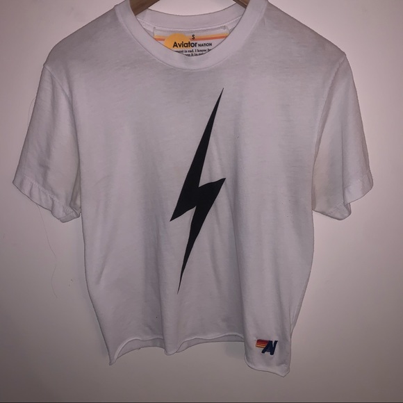 Aviator Nation Tops - Aviator Nation Lighting Bolt Tee